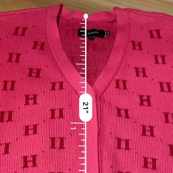 11 Honore hidden button cuffed sleeve v-neck sweater - Picture 8 of 9